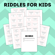 Load image into Gallery viewer, Kid&#39;s Riddle Cards | Kid&#39;s Riddle Questions | Riddles for Kids
