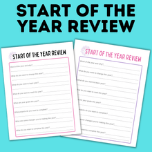 Load image into Gallery viewer, Start of the Year Review | New Year&#39;s Questions | New Year&#39;s Eve Activities
