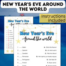 Load image into Gallery viewer, New Year&#39;s Eve Around the World for Kids | New Year&#39;s Eve Game
