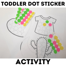 Load image into Gallery viewer, Toddler and Preschooler Dot Sticker Activity Pages
