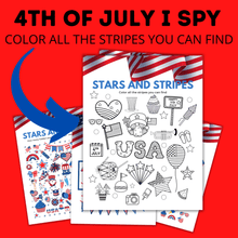 Load image into Gallery viewer, July 4th I Spy Game for Kids | Kids Games | 4th of July Activities
