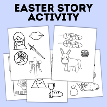 Load image into Gallery viewer, Easter Story Activity | Easter Crafts | Easter Lesson | Easter Advent Calendar
