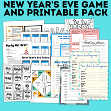 Load image into Gallery viewer, New Year&#39;s Eve Game and Printable Pack for Kids
