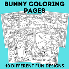 Load image into Gallery viewer, Bunny Coloring Page | Coloring Pages for Kids | Animal Coloring Pages | Coloring Book for Kids
