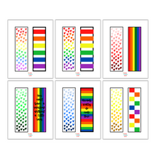 Load image into Gallery viewer, Rainbow Bookmarks
