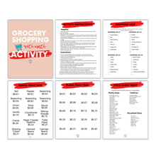 Load image into Gallery viewer, Grocery Store Activity Packet

