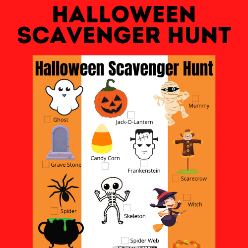 Halloween Scavenger Hunt for Kids