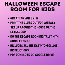 Load image into Gallery viewer, Halloween Escape Room for Kids
