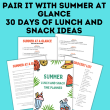 Load image into Gallery viewer, Summer Activity Planner for Kids | Summer Planner | Summer Activities for Kids | Activity Book
