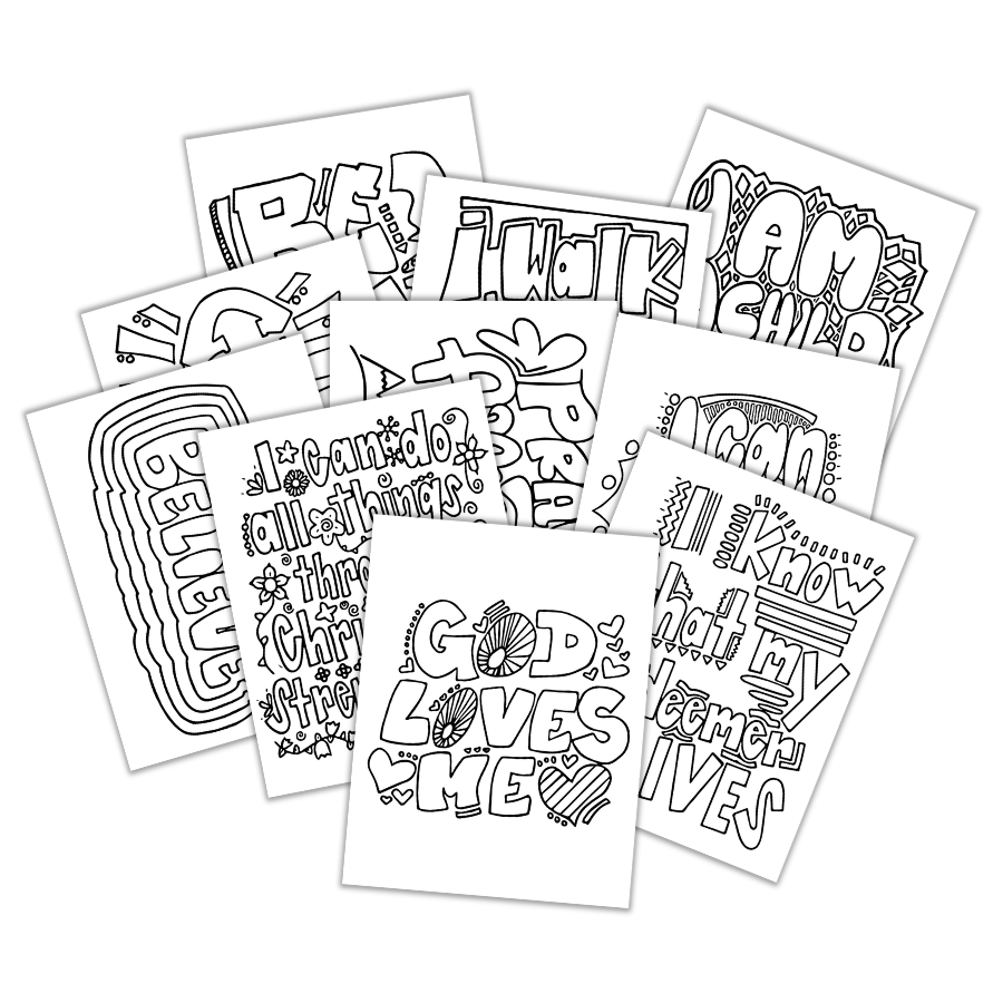 Inspirational Christ Coloring Pages