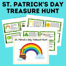 Load image into Gallery viewer, St. Patrick&#39;s Day Treasure Hunt | Kids Party Games
