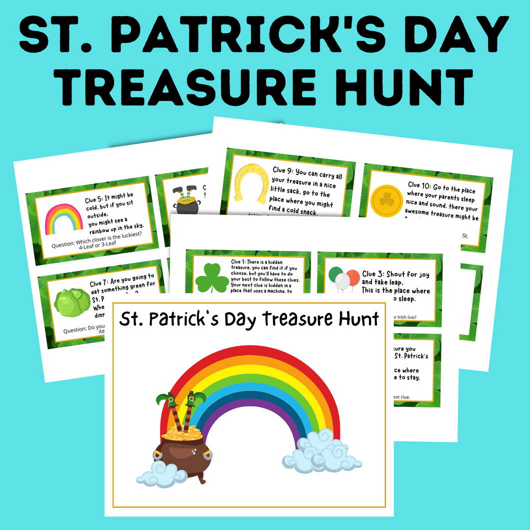 St. Patrick's Day Treasure Hunt | Kids Party Games