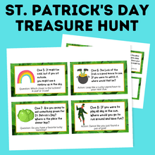 Load image into Gallery viewer, St. Patrick&#39;s Day Treasure Hunt | Kids Party Games
