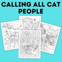 Load image into Gallery viewer, Cat Coloring Pages
