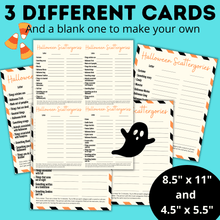 Load image into Gallery viewer, Halloween Games | Halloween Scattergories | Party Games
