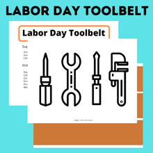 Load image into Gallery viewer, Labor Day Toolbelt Craft for Kids
