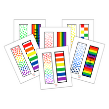 Load image into Gallery viewer, Rainbow Bookmarks
